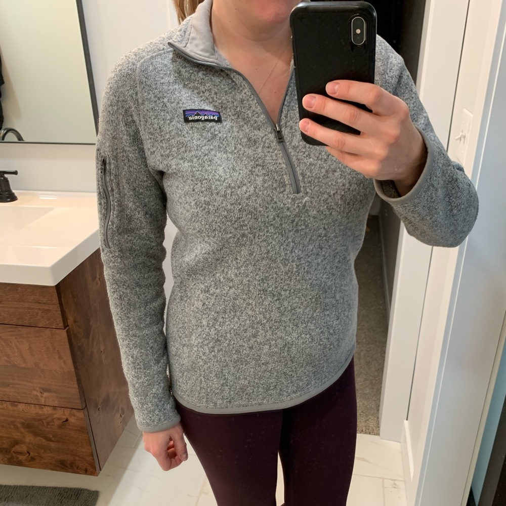 Patagonia Womens Zip-Up Grey